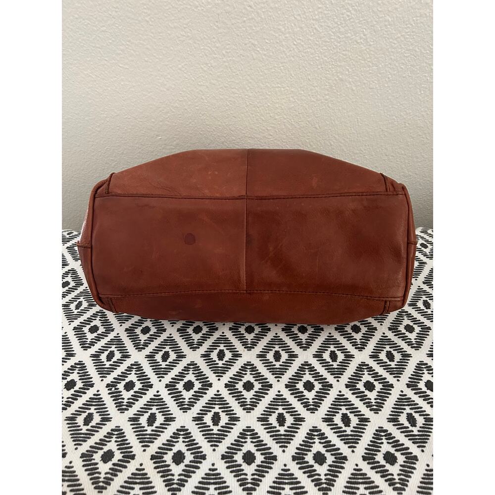 AMERICAN LEATHER CO LIBERTY SHOPPER LEATHER BAG - Picture 4 of 12